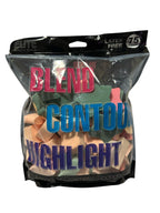 Set de 75 Esponjas Cosméticas – Blend, Contour & Highlight (Latex Free)