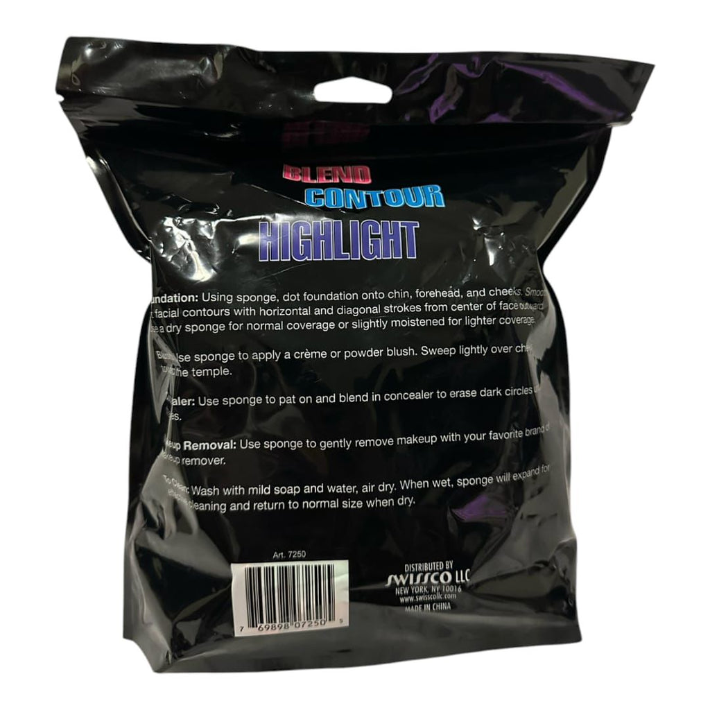 Set de 75 Esponjas Cosméticas – Blend, Contour & Highlight (Latex Free)