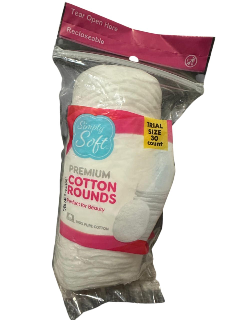 Algodón Desmaquillante Premium – Simply Soft (30 unidades)